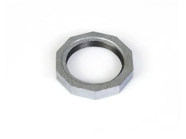 Контргайка 3/4" чугун оцинк., (2 шт. инд. упак.),  AV Engineering