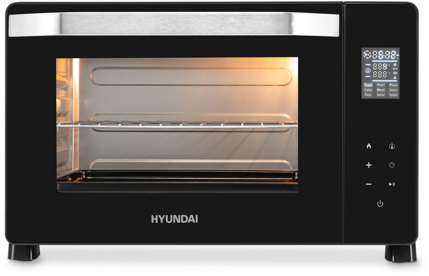 Мини-печь Hyundai MIO-HY082 черный