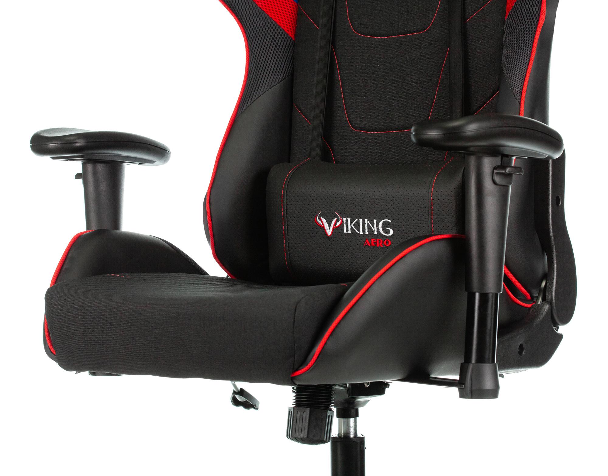 Геймерское кресло Zombie Viking 4 Aero RUS белый/синий/красный