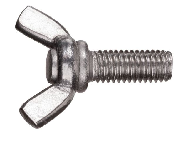 Винт М6х20 мм барашковый, нерж. сталь (А2) DIN 316 (50 шт в карт. уп.) (STARFIX)