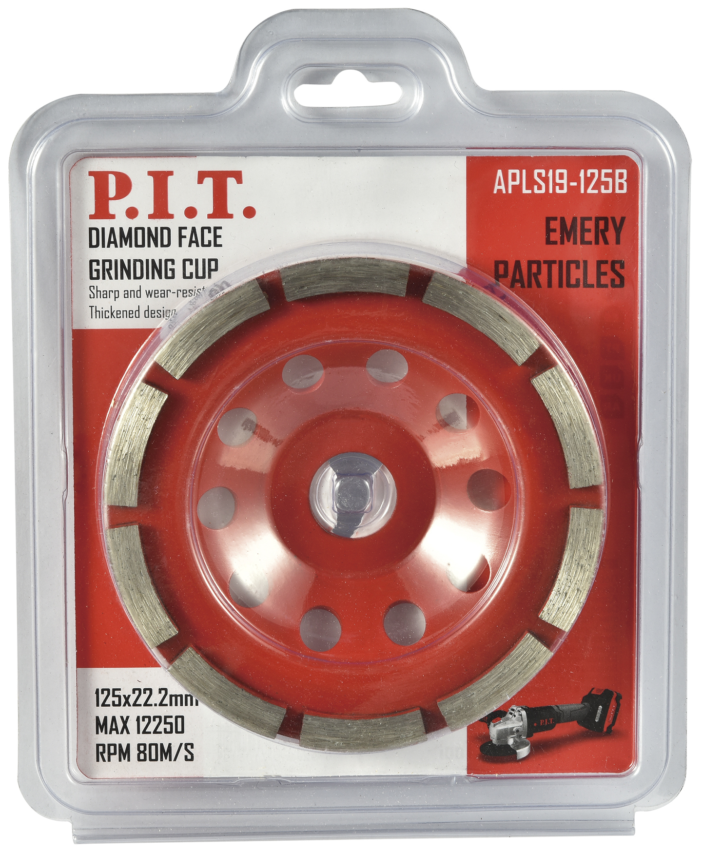 Алмазная чашка P.I.T. APLS19-125B