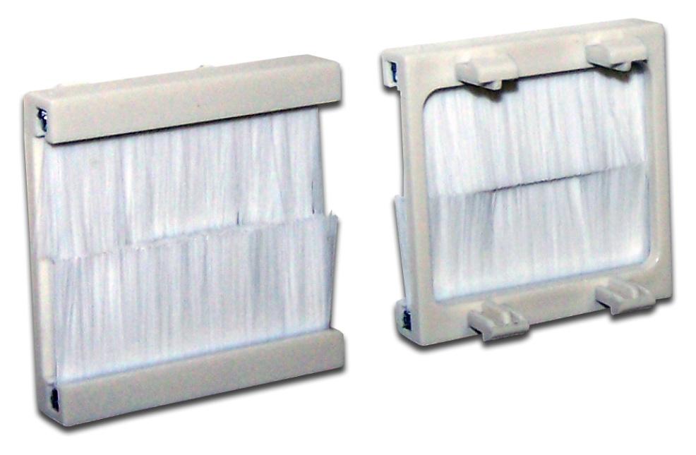 Щеточный ввод Lanmaster LAN-SIP-23BR-WH белый