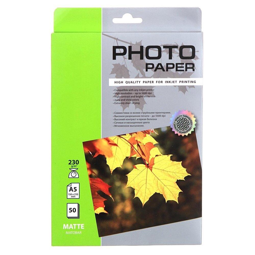 Фотобумага Cactus A5 Photo Matte 50SH CS-MA523050