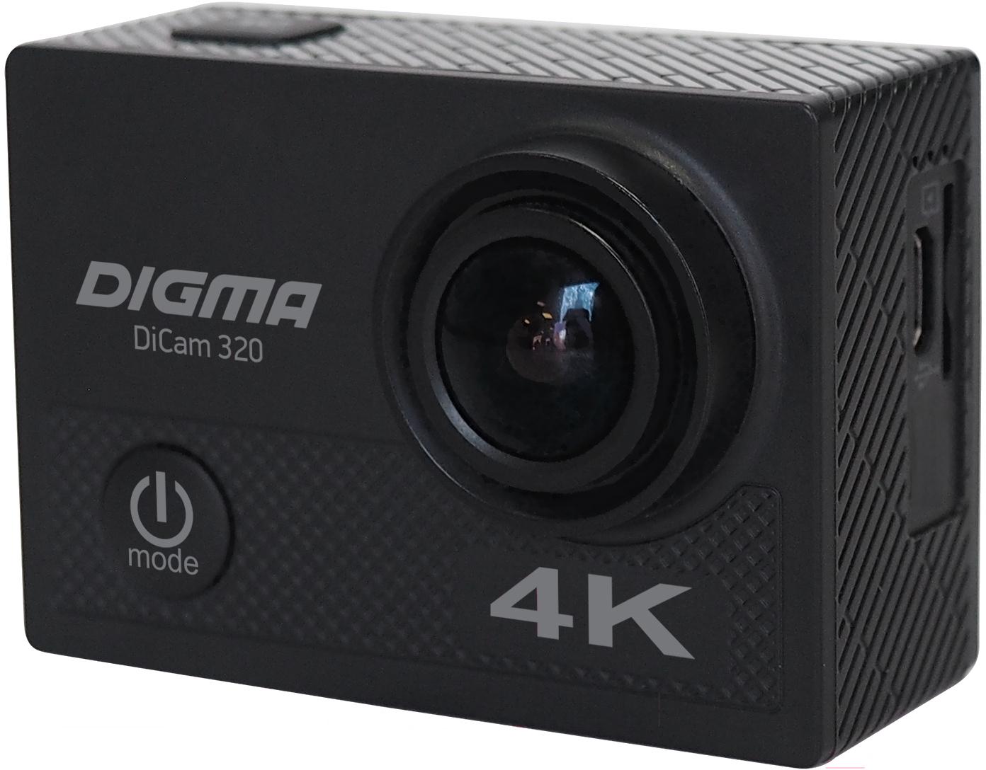 Экшн-камера Digma DiCam 320 черный (DC320)