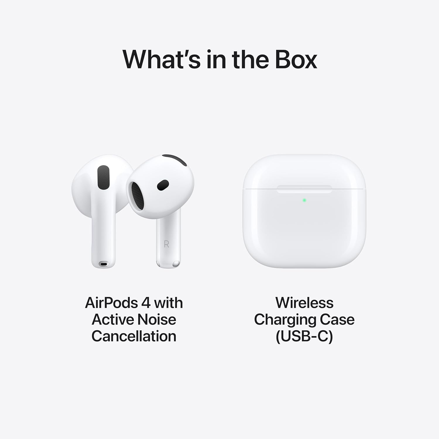 Наушники Apple AirPods 4 белый A3050 A3053 A3058 (MXP63ZA/A)
