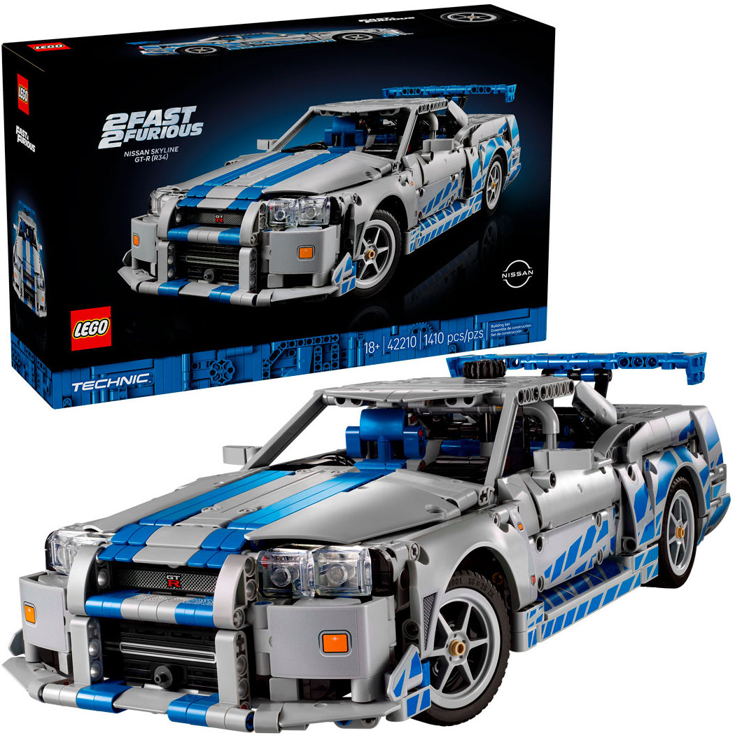 Конструктор Lego Technic Форсаж 2 Nissan Skyline GT-R R34 (42210)
