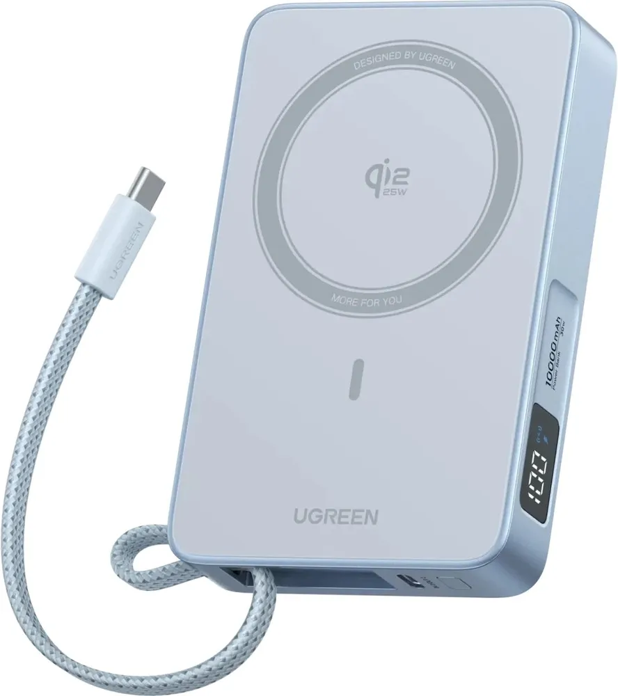 Портативное зарядное устройство Ugreen PB773 Light Blue (65958B)
