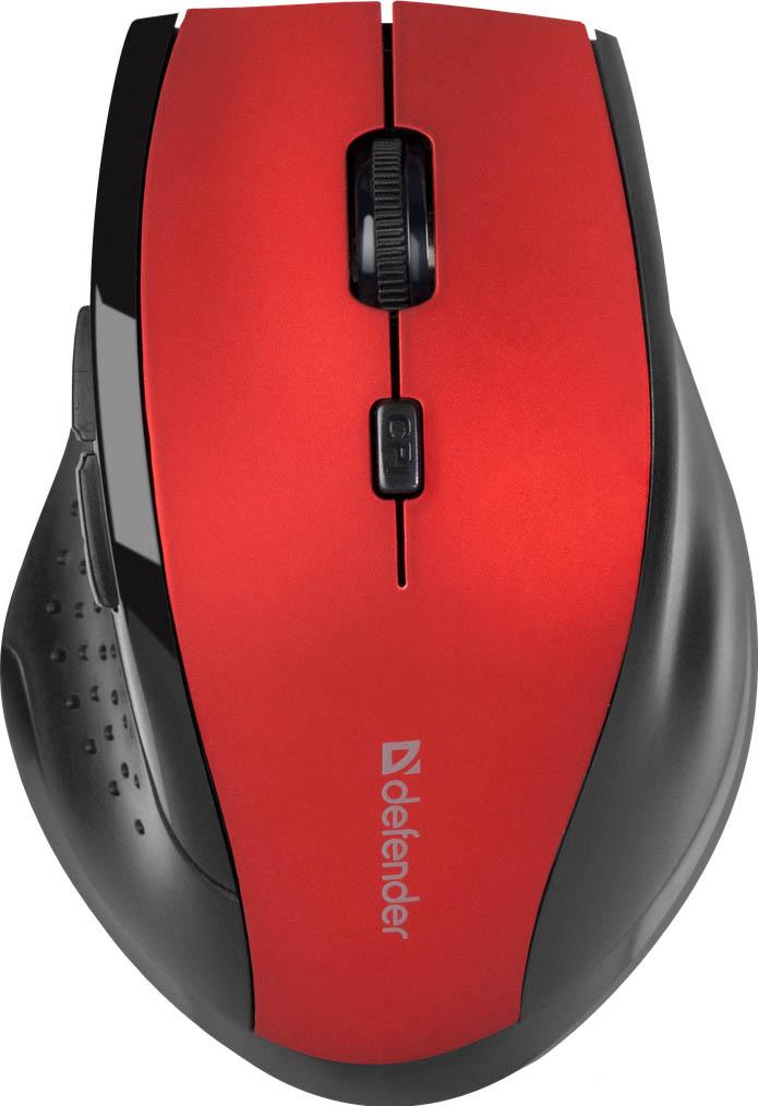 Мышь Defender Accura MM-365 красный (52367)