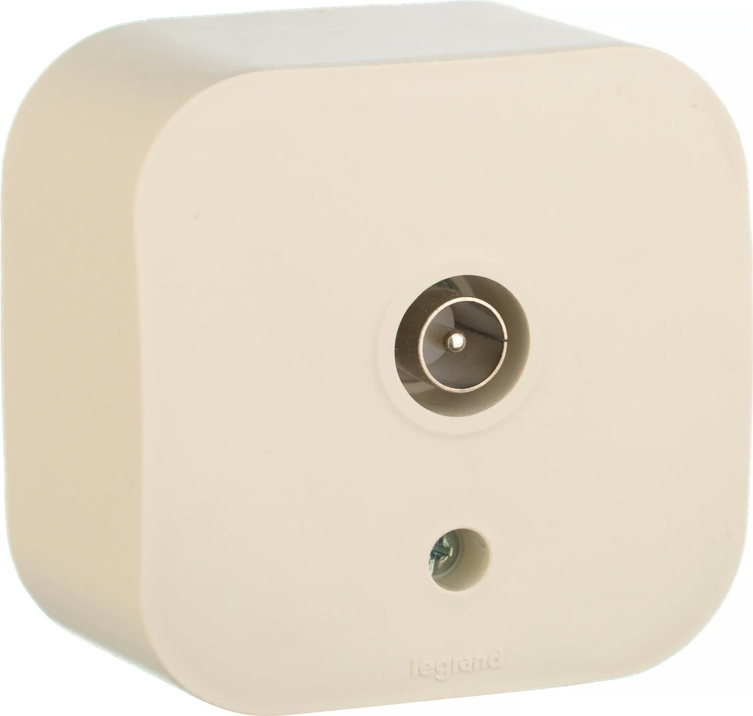 Розетка Legrand Quteo 782245 слоновая кость