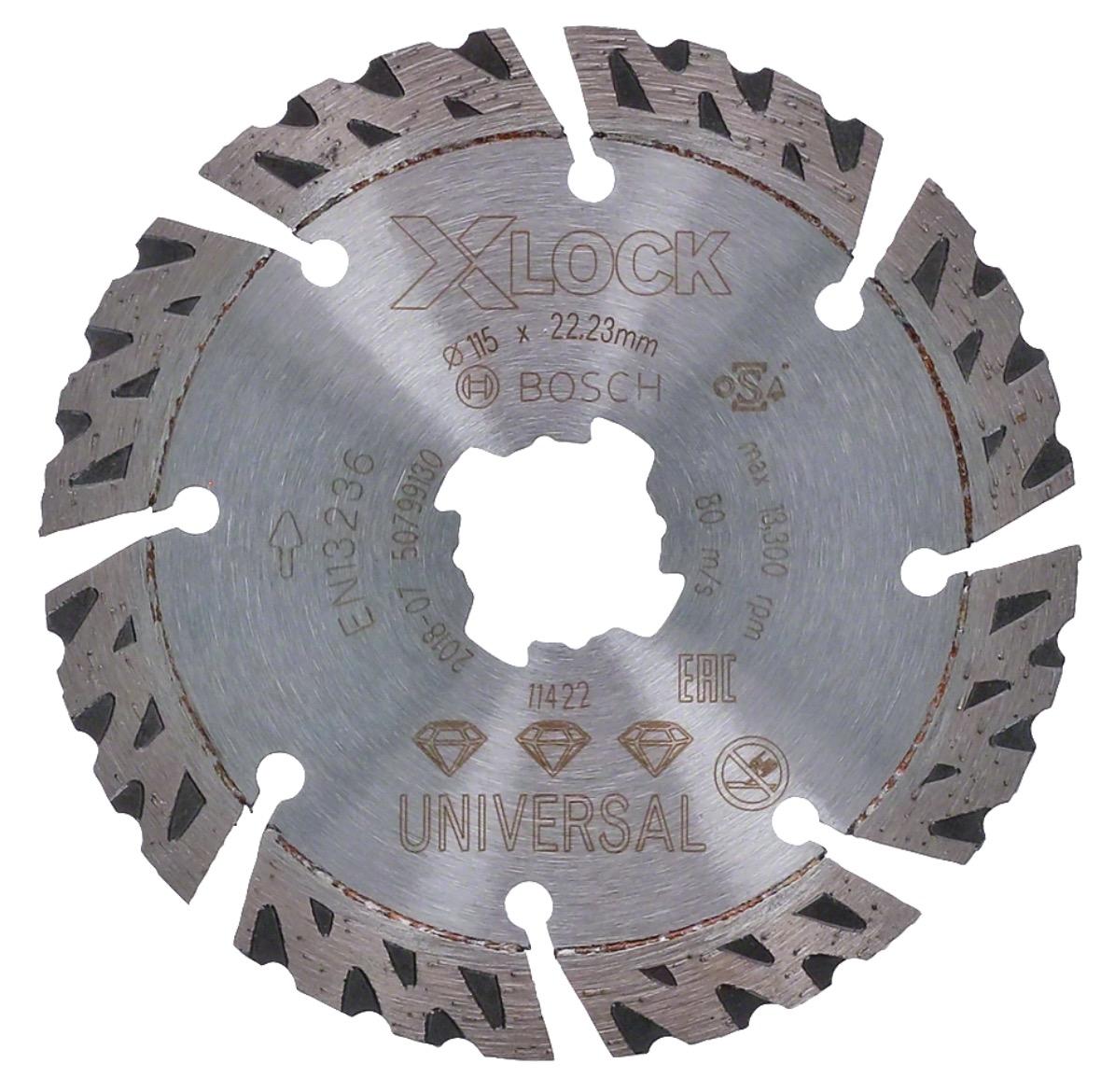 Алмазный диск Bosch 125 х X-Lock Best for Universal (2.608.615.161)