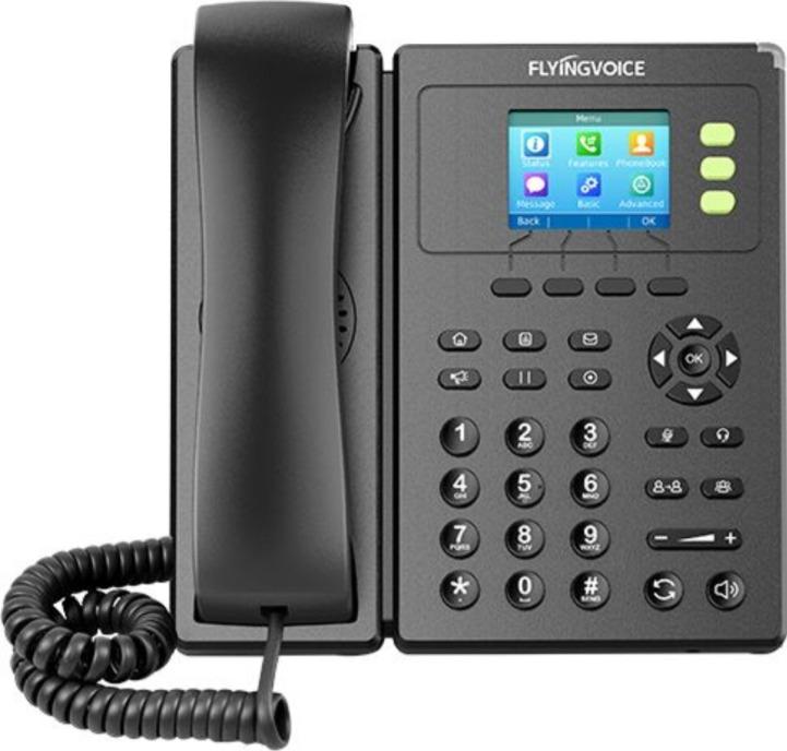 IP-телефон Flying Voice FIP11CP черный
