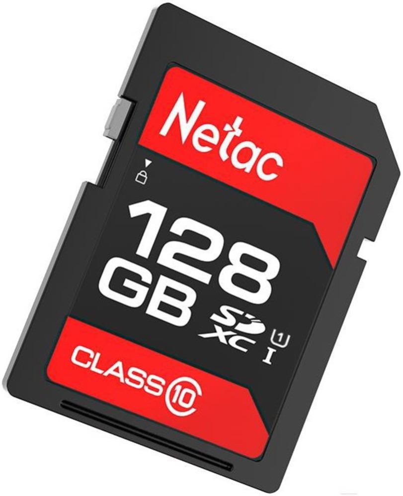 Карта памяти Netac U1/C10 P600 SDXC 128GB (NT02P600STN-128G-R)