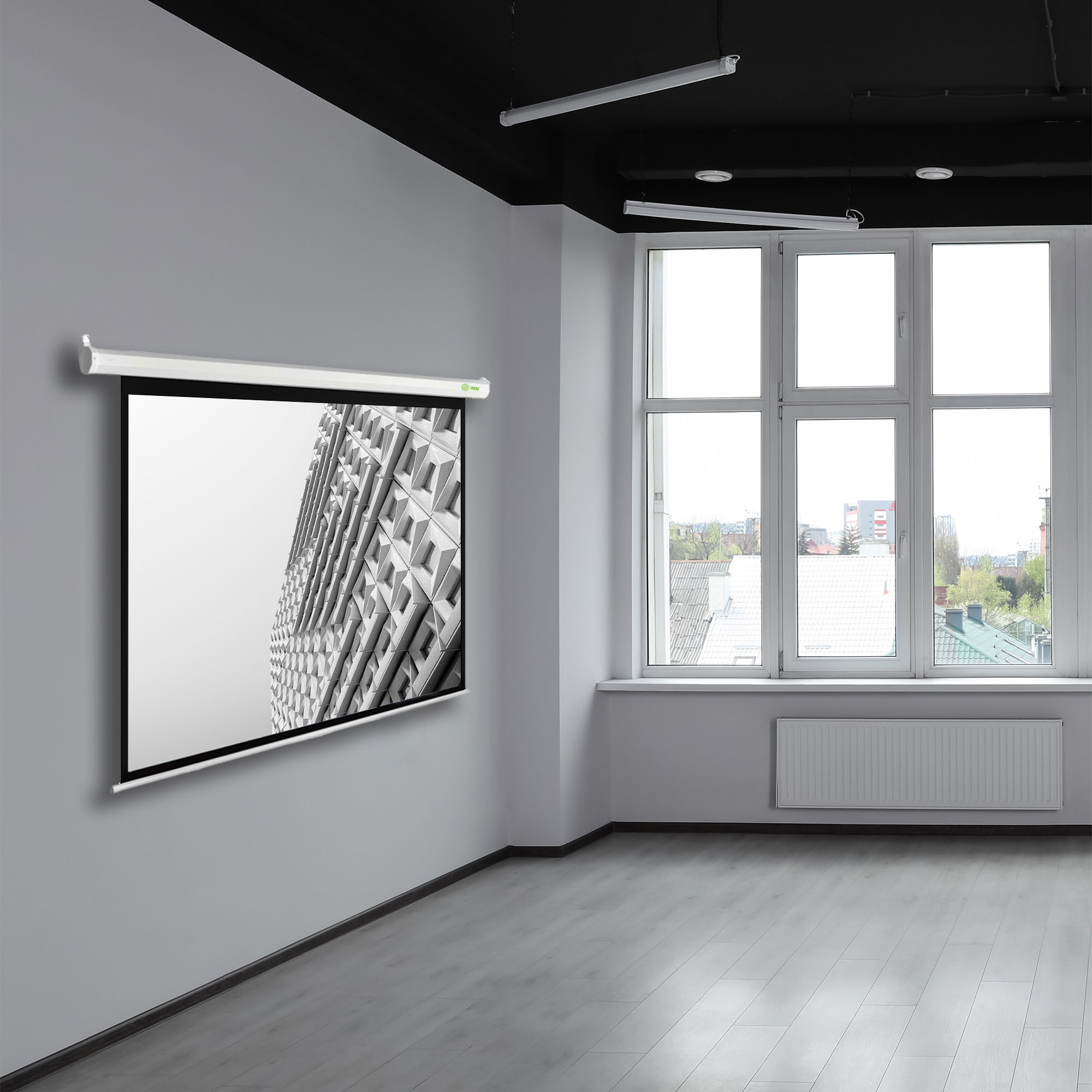 Проекционный экран Cactus MotoExpert белый (CS-PSME-220x165-WT)