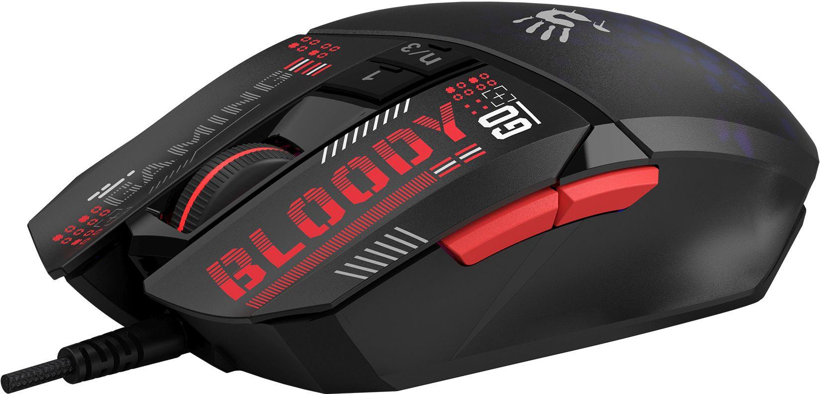 Мышь A4Tech Bloody W60 Max Mini черный