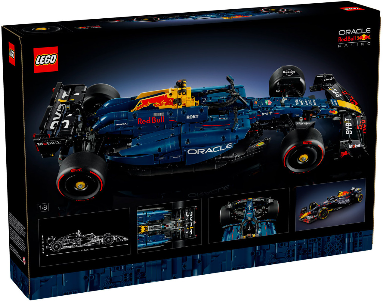 Конструктор Lego Technic Гоночный автомобиль F1 Oracle Red Bull Racing RB20 (42206)