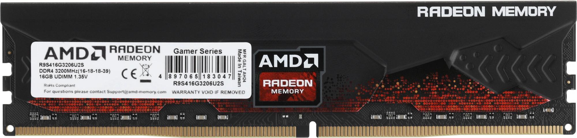 Оперативная память AMD DDR4 16Gb 3200MHz (R9S416G3206U2S)