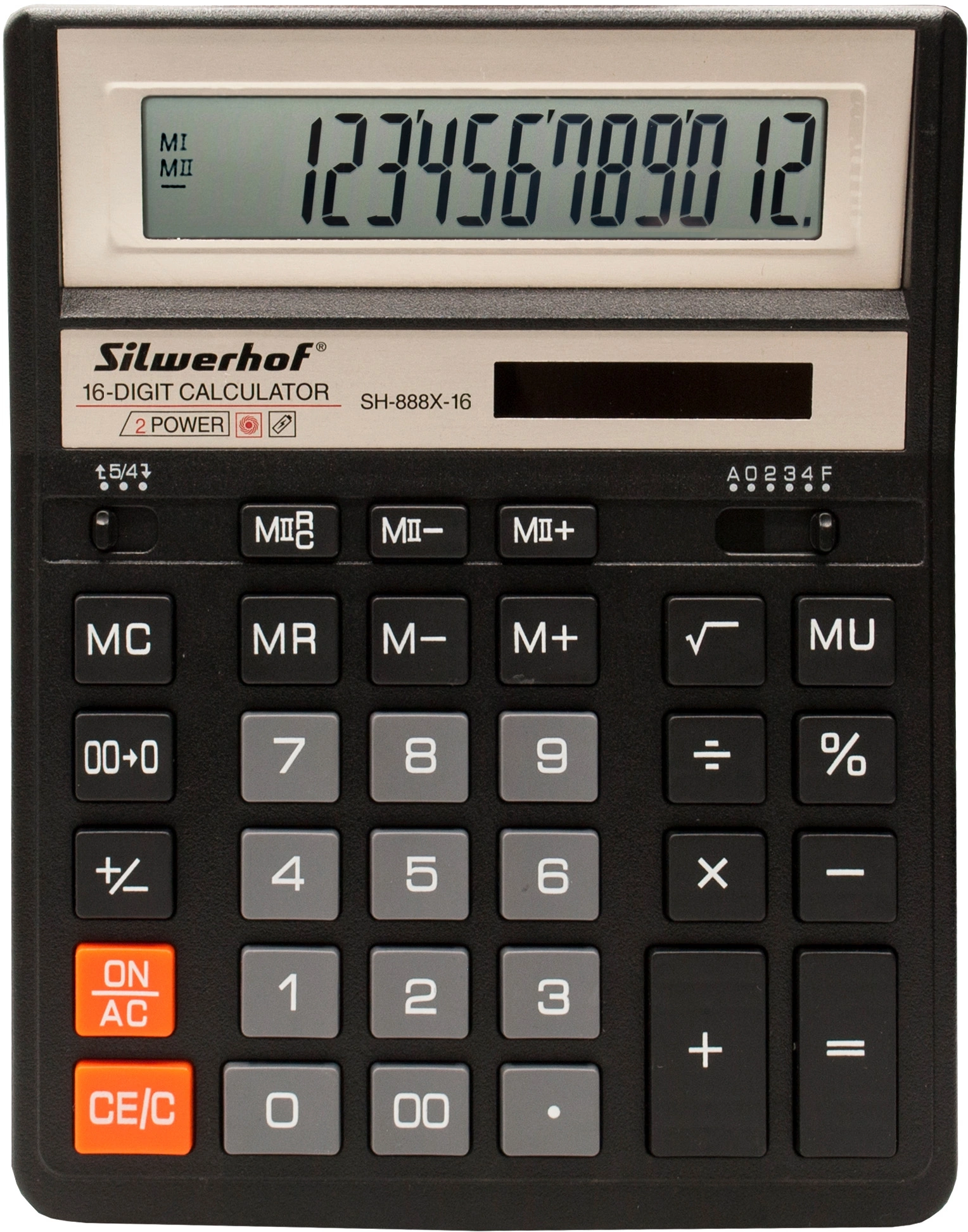 Калькулятор Silwerhof SH-888X-16 черный