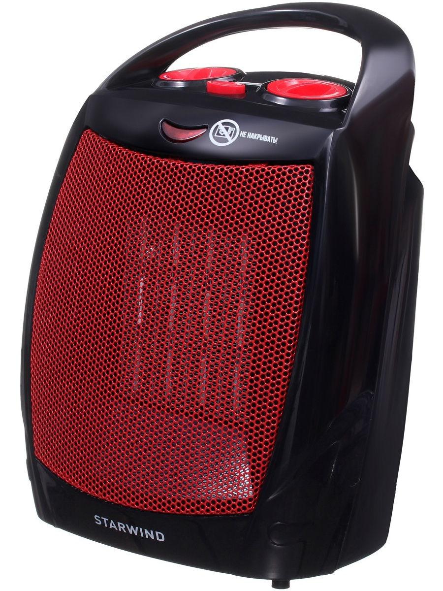 Тепловентилятор StarWind SHV2001 черный/красный