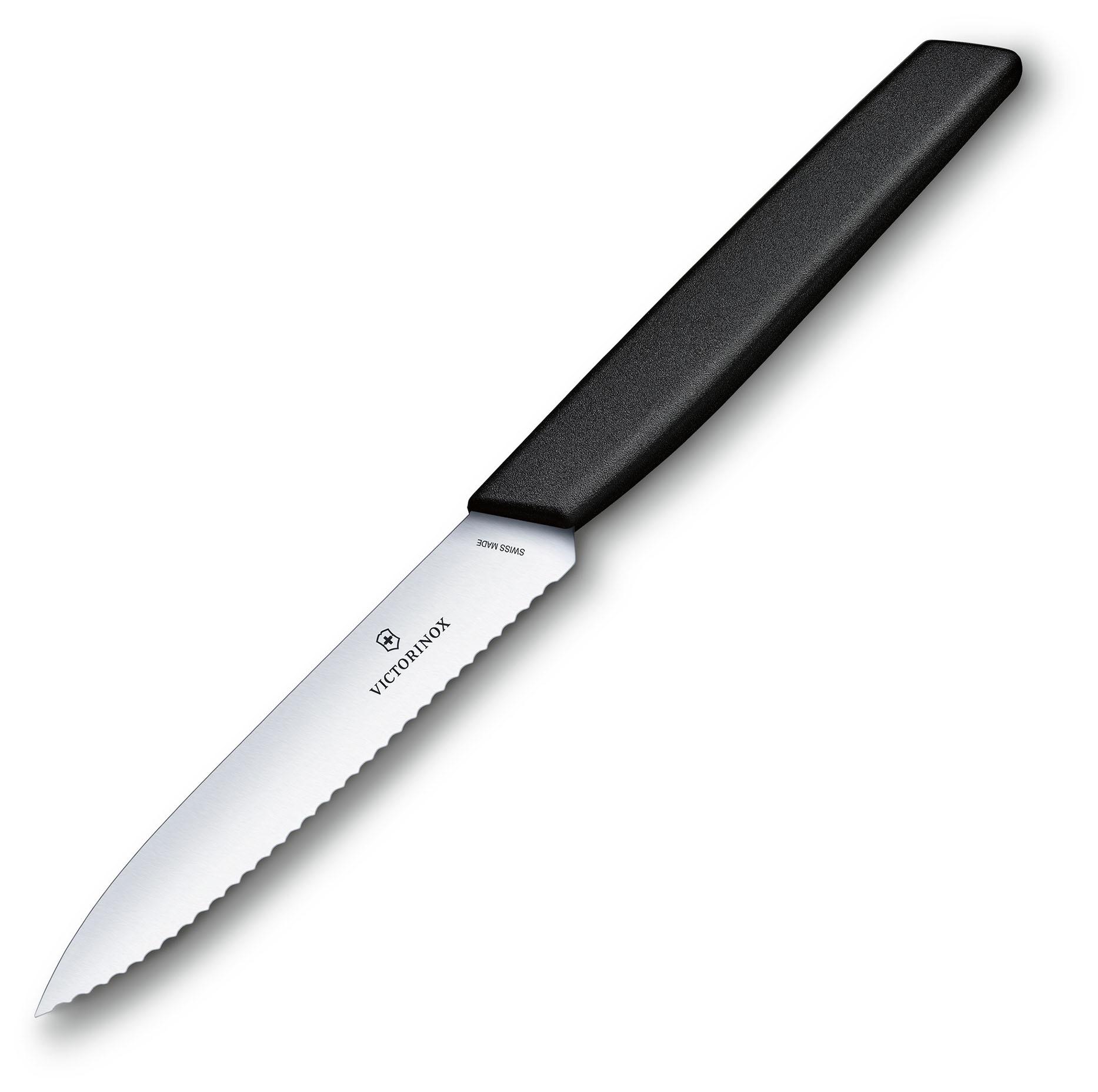 Нож кухонный Victorinox Swiss Modern черный (6.9003.10W)