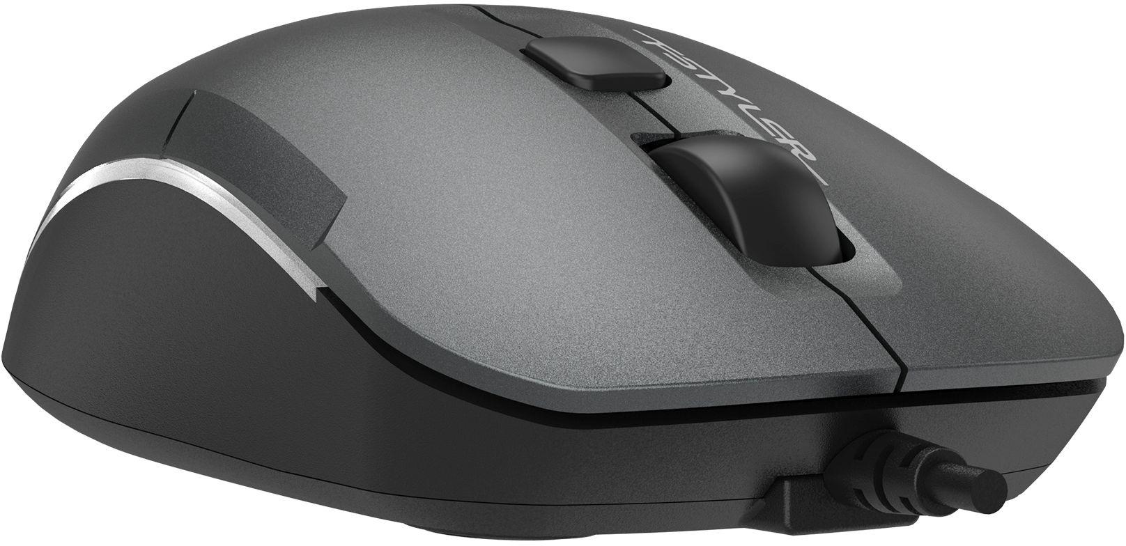 Мышь A4Tech Fstyler FM26 серый/черный/Smoky Grey
