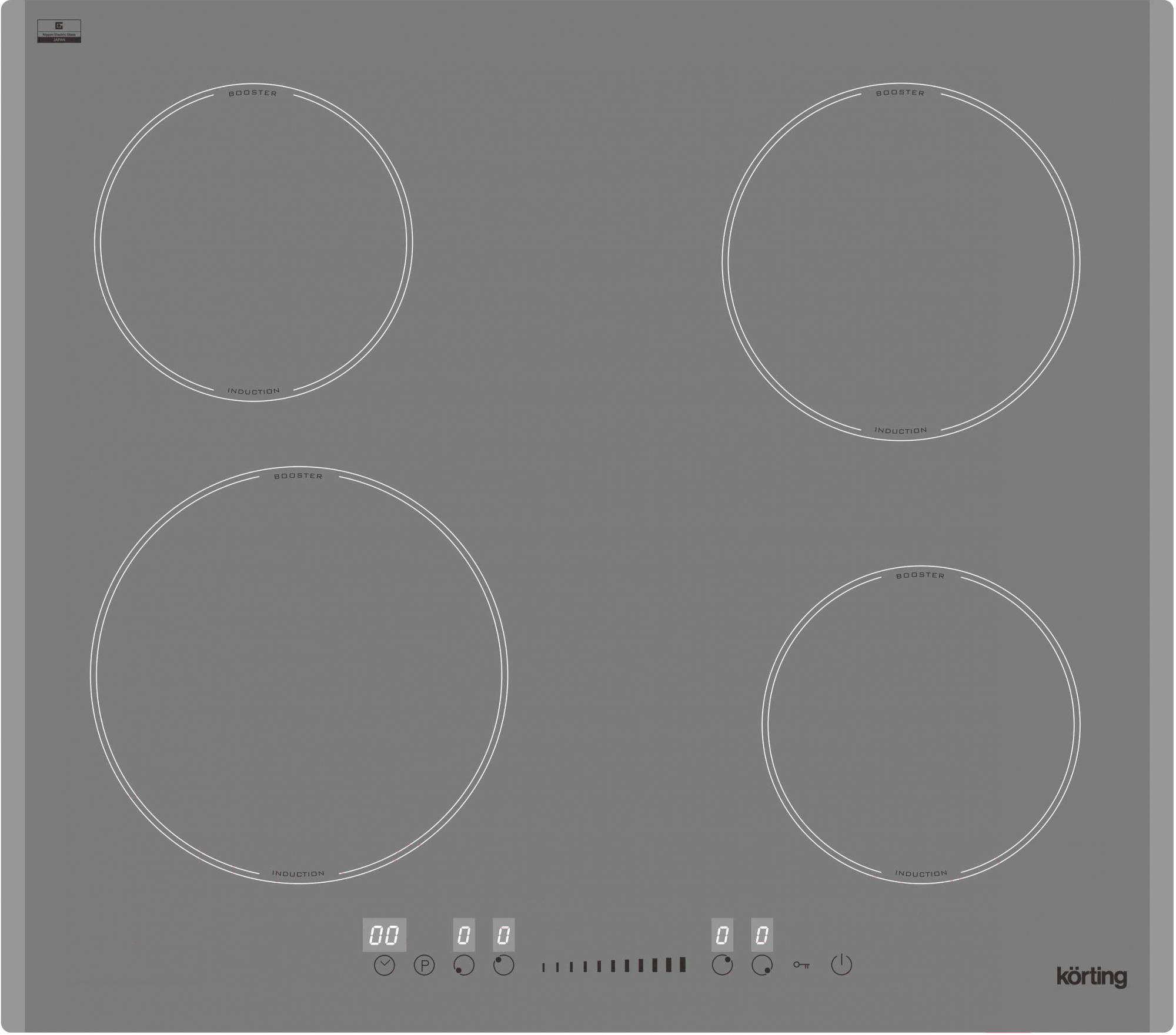 Варочная панель Korting HI 64560 BGR серый