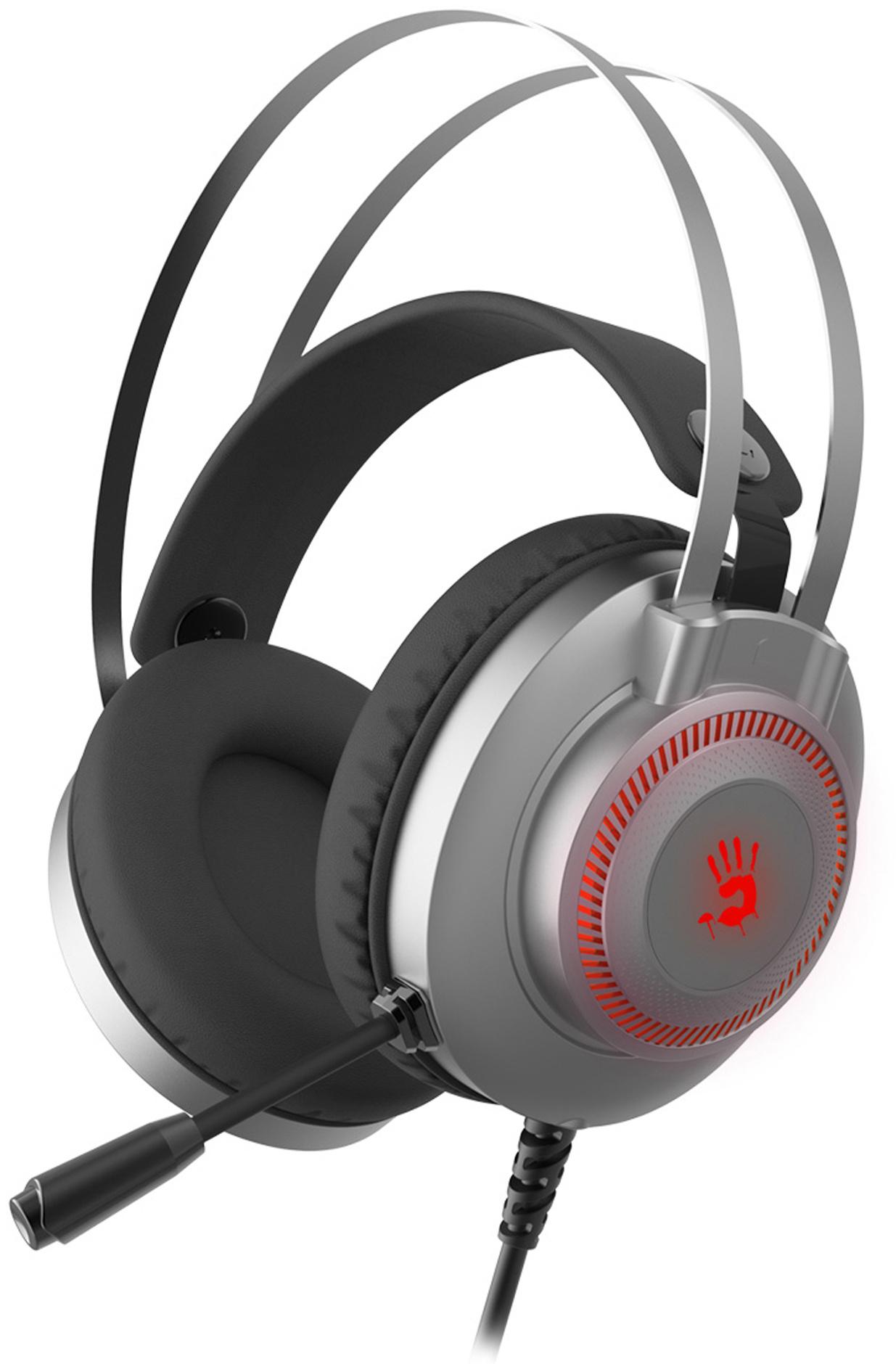 Наушники A4Tech Bloody J200S серый