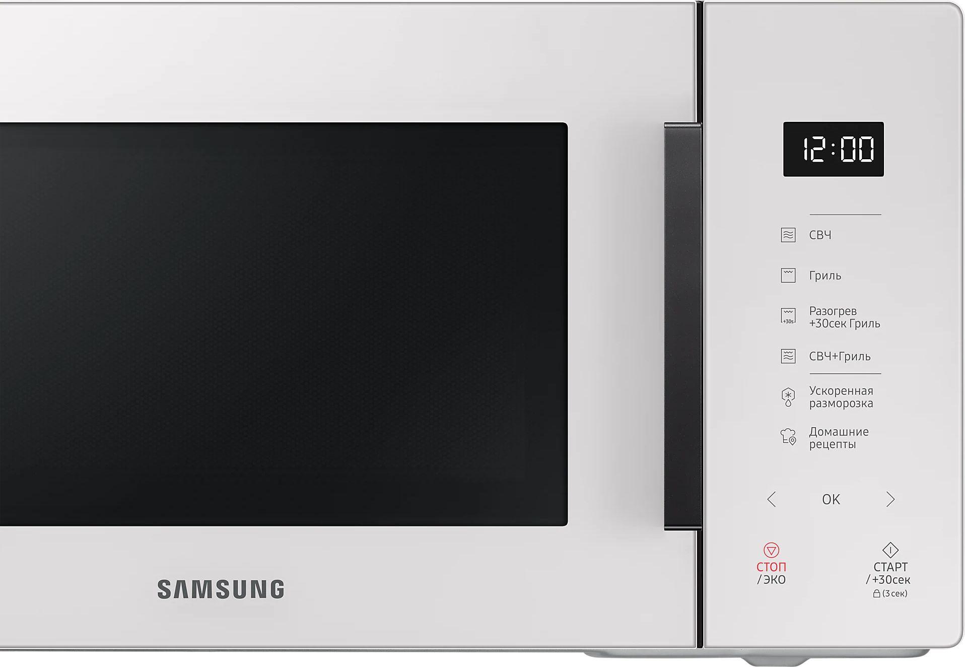 Микроволновая печь Samsung MG23T5018AE белый (MG23T5018AE/BW)