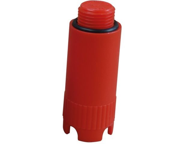 Заглушка монтажная 1/2 красная, FV Plast (Под заказ кратно коробкам)