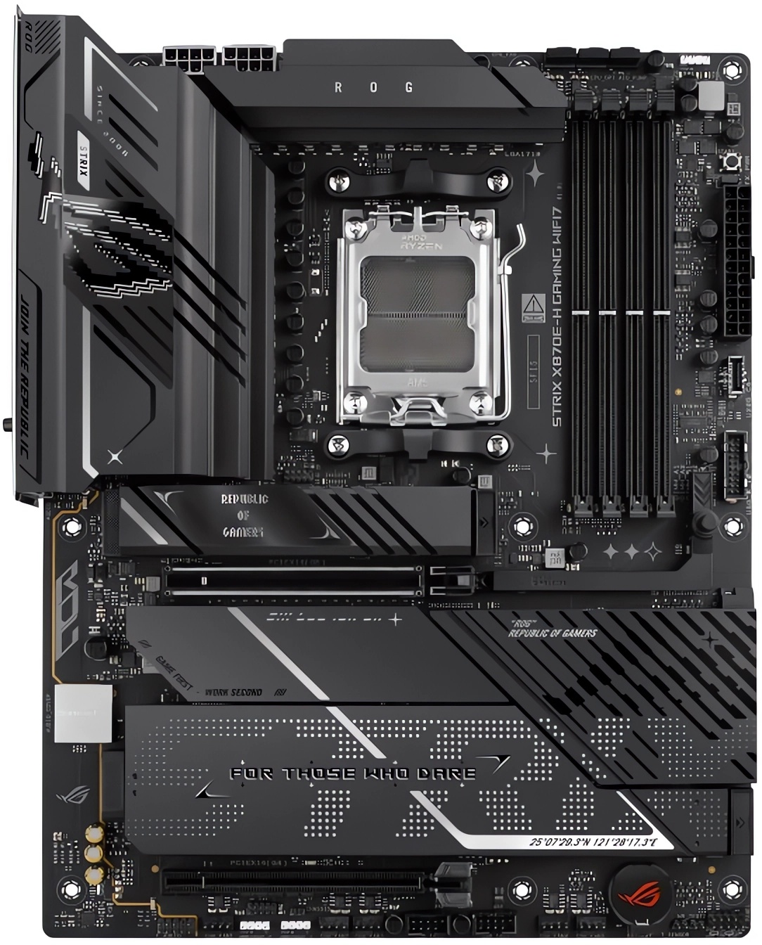 Материнская плата ASUS Rog Strix X870E-H Gaming WiFi7 (90MB1M90-M0EAY0)