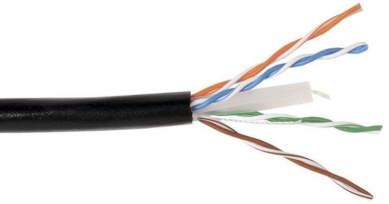 Кабель витая пара ITK LC3-C604-139 (305 м, черный)