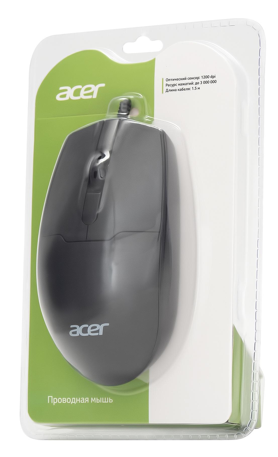 Мышь Acer OMW126 черный (ZL.MCEEE.010)