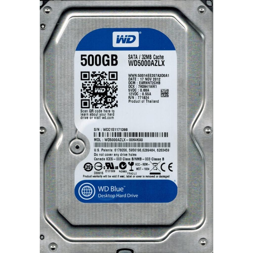 Жесткий диск WD 500GB WD5000AZLX