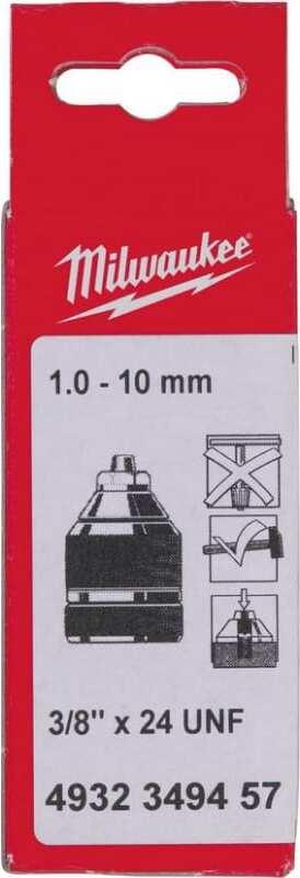 Патрон бесключевой Milwaukee 3/8"х24 1-10мм (4932349457)