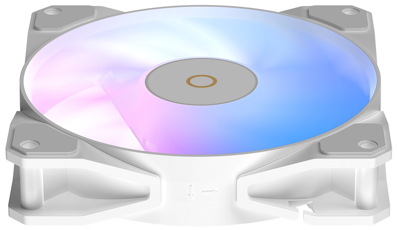 Вентилятор для корпуса Ocypus Beta F12 WH ARGB Reverse Blade White (Beta-F12-WH1AM01X-GL)