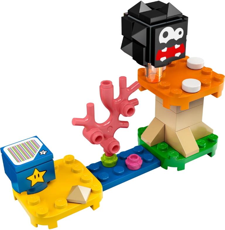 Конструктор Lego Super Mario платформа Fuzzy & Mushroom (30389)