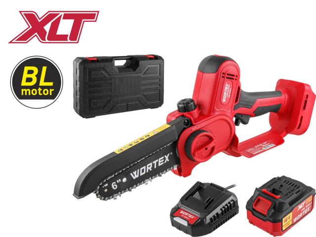 Аккум. мини-пила WORTEX CEC 2518-2 в чем. ALL1 XLT SET БЕСЩЕТ., 18 В, 15 см (шина 15 см, 1/4")