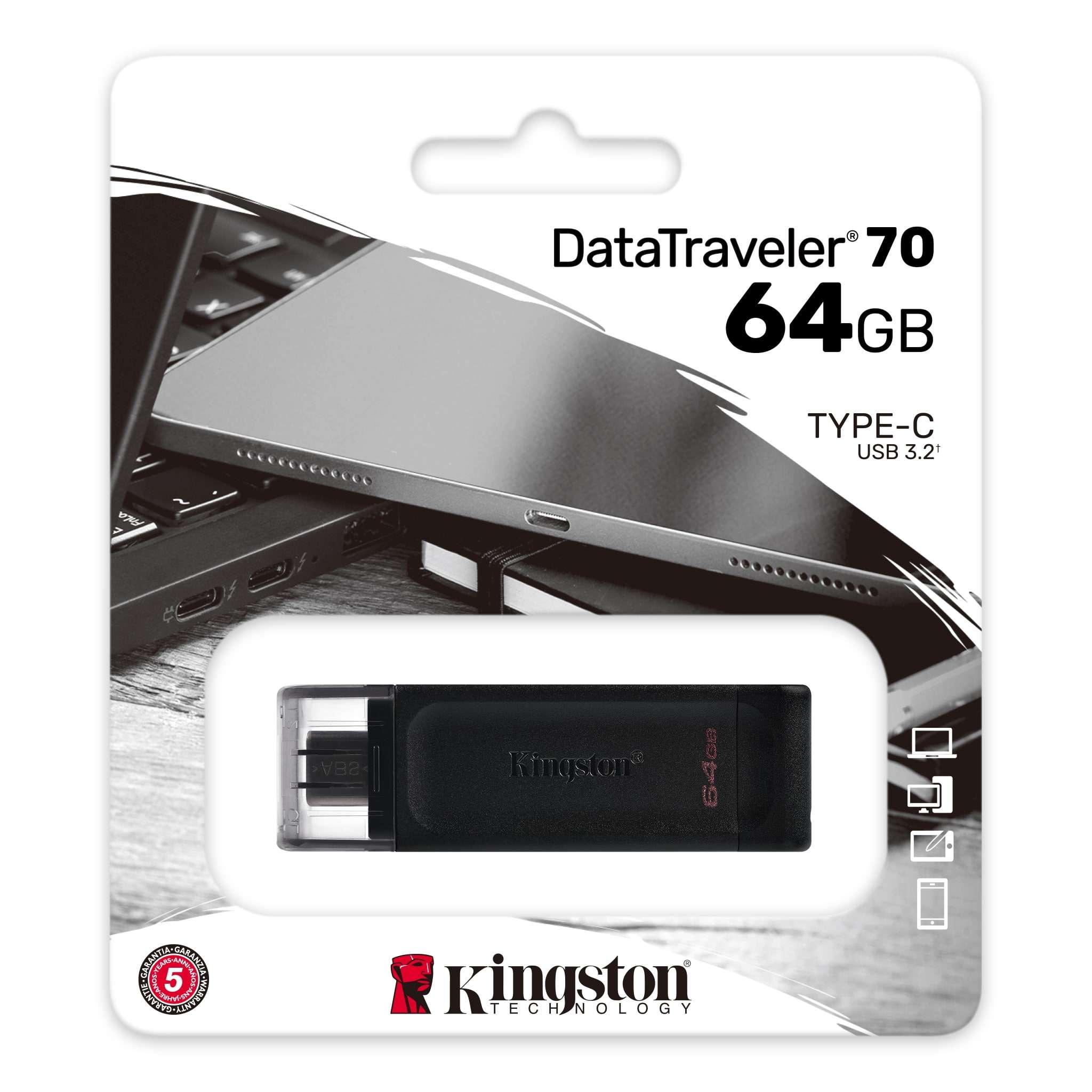 USB Flash-накопитель Kingston DataTraveler 70 64Gb (DT70/64GB)