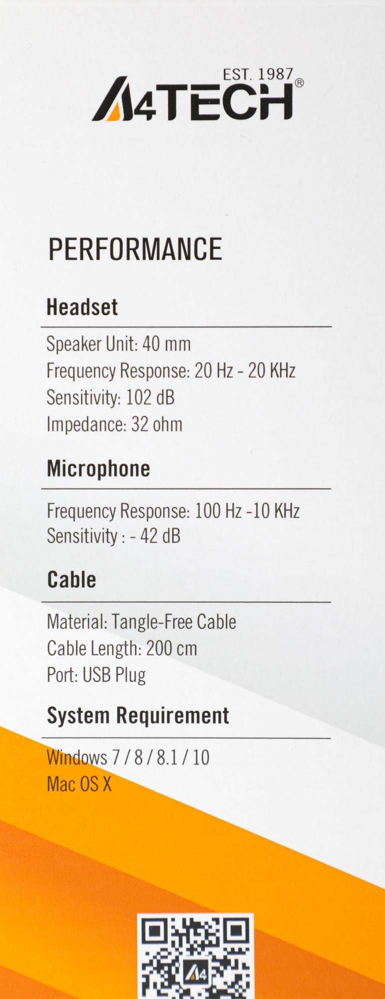 Наушники A4Tech HU-30
