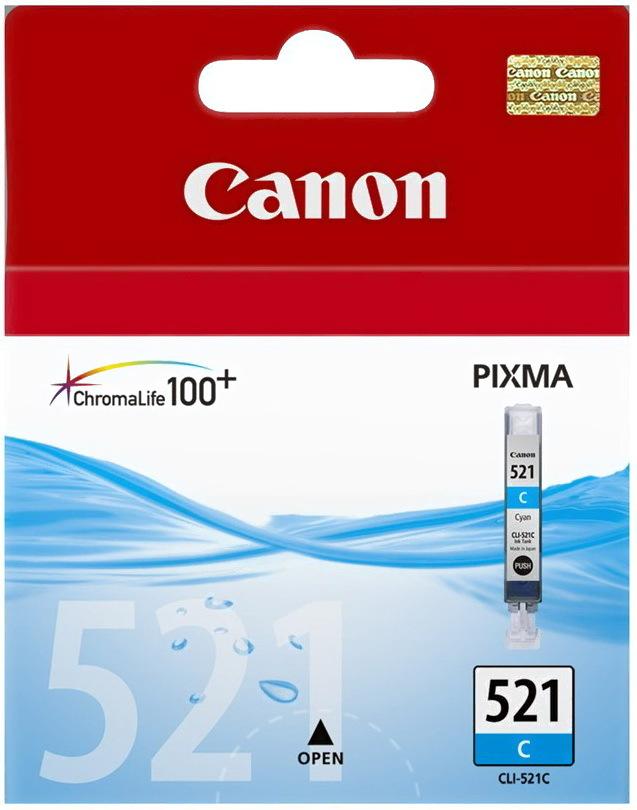 Картридж Canon CLI-521 голубой (2934B004)