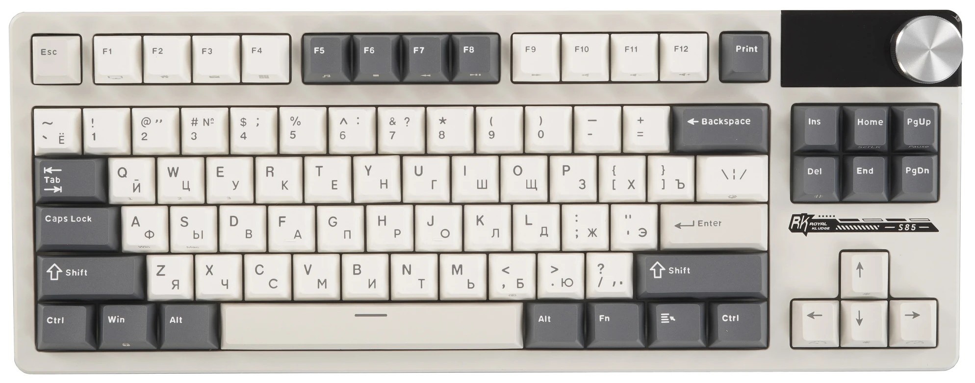 Клавиатура Royal Kludge RK S85 White Night/Cloud switch