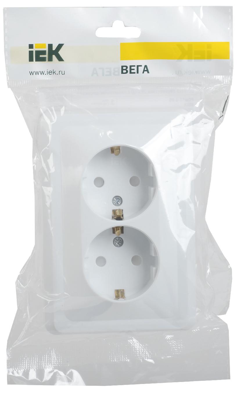 Розетка IEK РСш12-3-ВБ (ERV24-K01-16-DM)