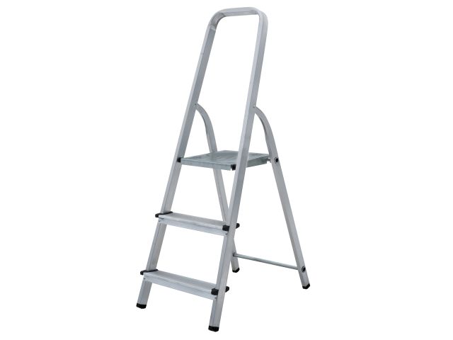 Лестница-стремянка алюм. 60 см 3 ступ. 2,8кг PRO STARTUL (ST9940-03) (Размеры профиля: Передний каркас 40х20х1, Задний каркас 30х20х1)