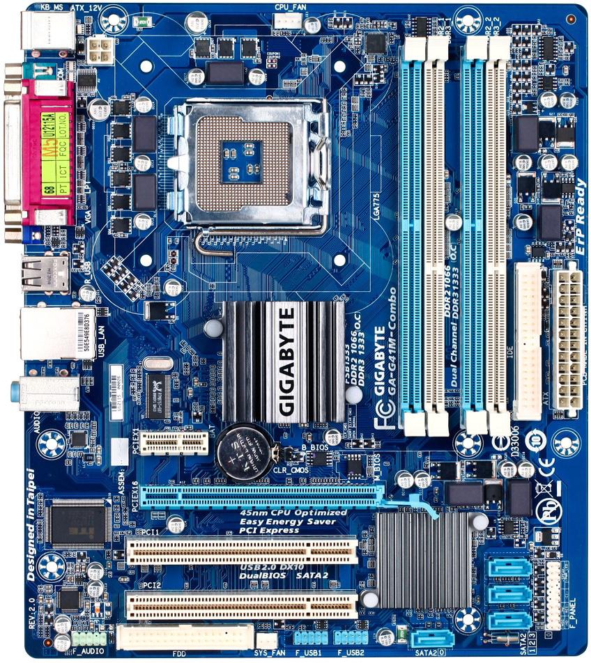 Материнская плата GigaByte GA-G41M-COMBO-GQ