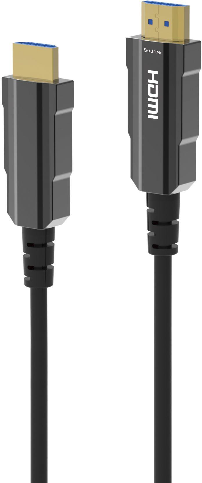 Кабель Digma HDMI (m)/HDMI (m) 50 м черный (HDMI-AOC2.1-50)