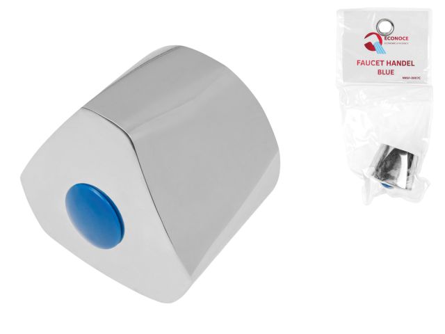 Маховик для вентильного смесителя, серия 7, синяя (Маховик "Холодная вода") (ECONOCE)
