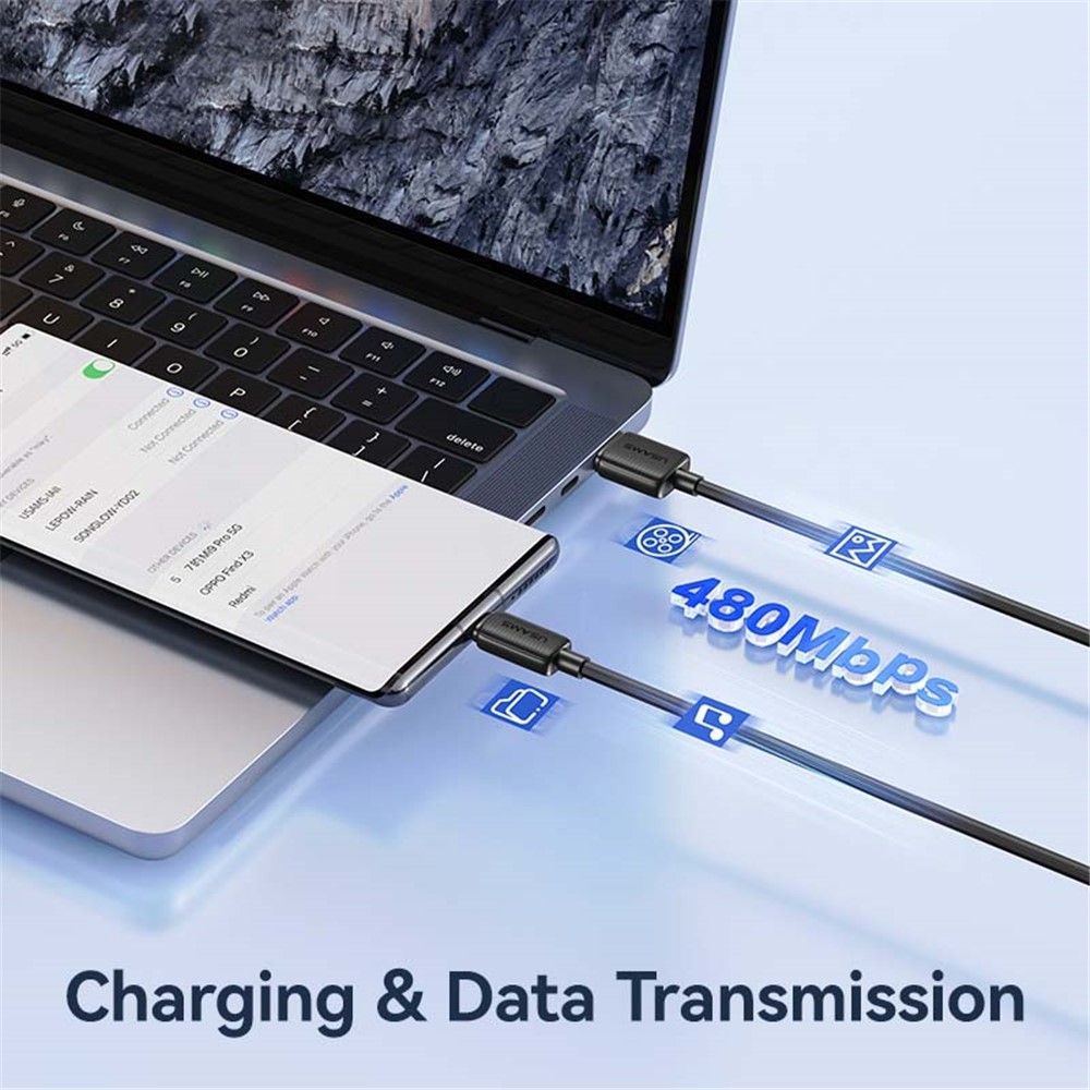 Кабель Usams US-SJ690 черный (SJ690USB01)