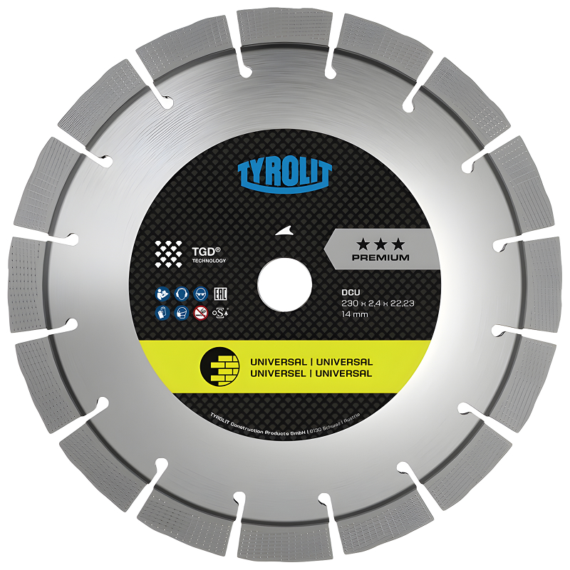 Алмазный круг Tyrolit Premium DCU 230x2.4x22.23 (34468871)