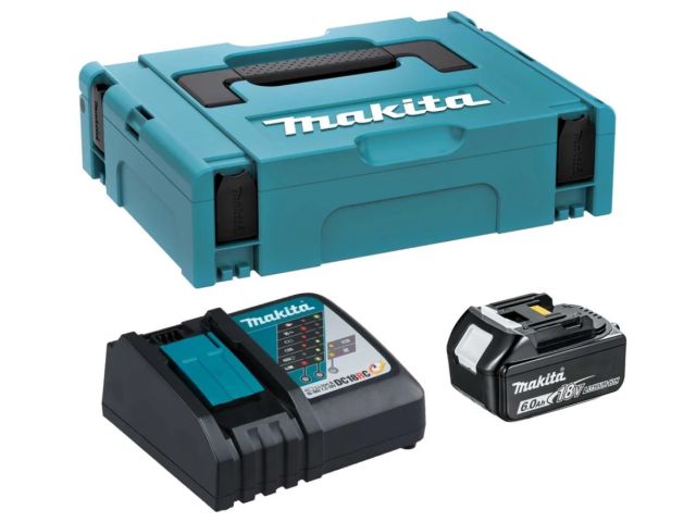 Комплект АКБ BL1860Bx1шт., ЗУ DC18RC, кейс MAKPAC MAKITA (АКБ BL1860Bx1шт., ЗУ DC18RC, кейс MAKPAC)