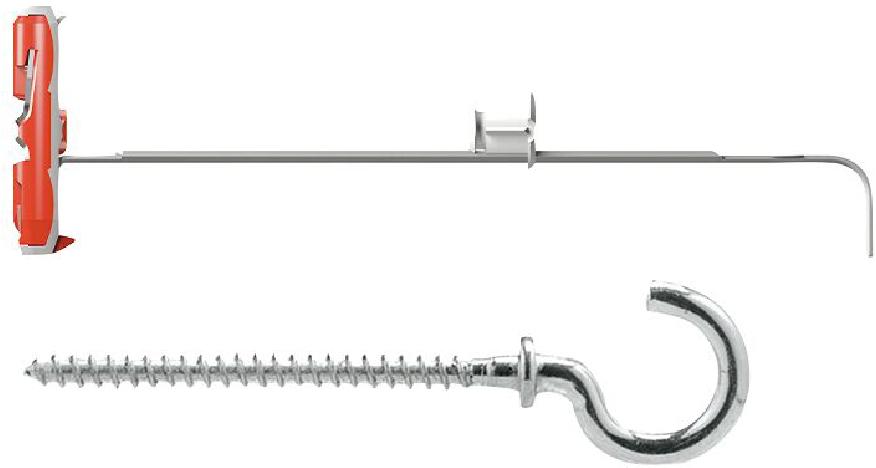 Дюбель Fischer DuoTec 12 S PH крюк полукольцо 10шт (542798)