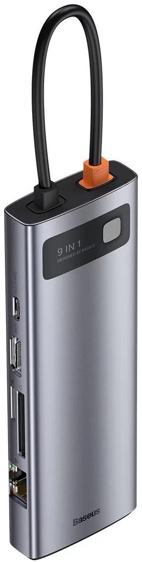 USB-хаб Baseus Metal Gleam Space Gray (CAHUB-CU0G)